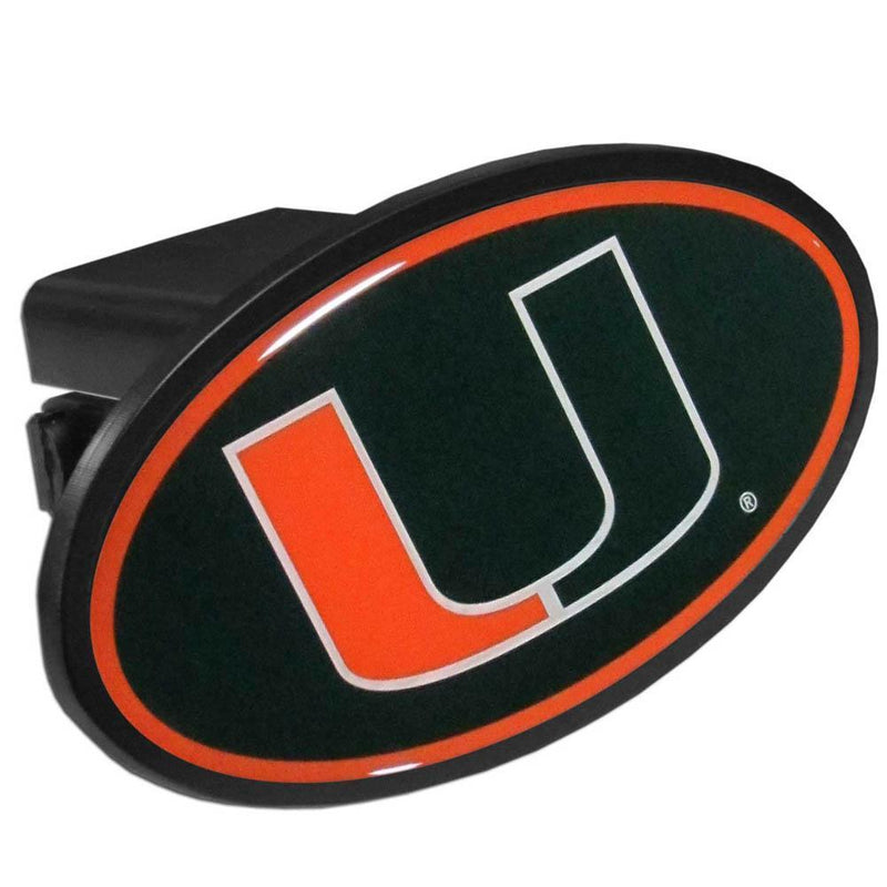 NCAA - Miami Hurricanes Plastic Hitch Cover Class III-Automotive Accessories,Hitch Covers,Plastic Hitch Covers Class III,College Plastic Hitch Covers Class III-JadeMoghul Inc.