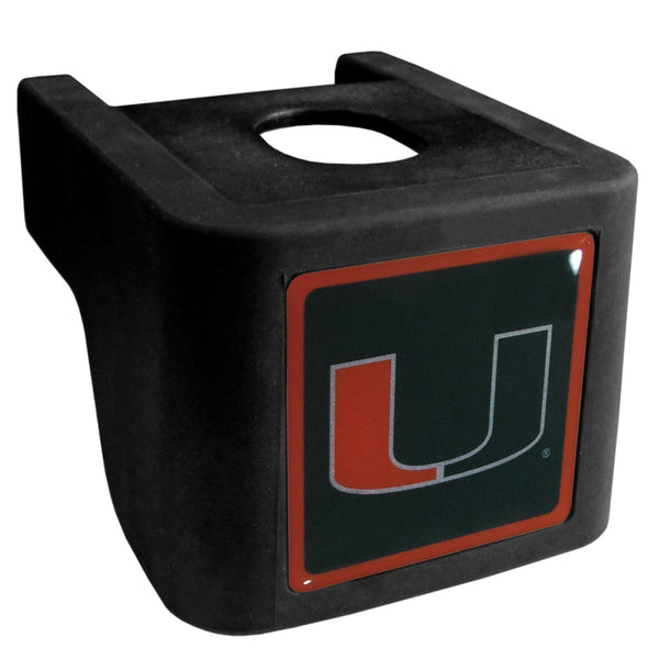 NCAA - Miami Hurricanes Shin Shield Hitch Cover-Automotive Accessories,Hitch Covers,Shin Shield Hitch Covers Class V,College Shin Shield Hitch Covers Class V-JadeMoghul Inc.