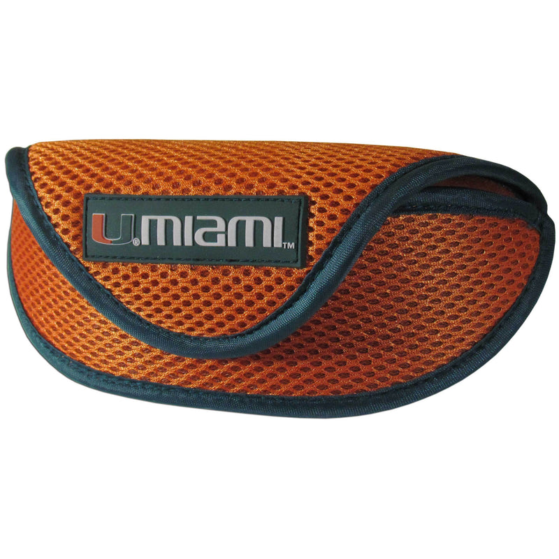 NCAA - Miami Hurricanes Sport Sunglass Case-Sunglasses, Eyewear & Accessories,Sunglass Cases,Sport Eyewear Cases,College Sport Eyewear Cases-JadeMoghul Inc.