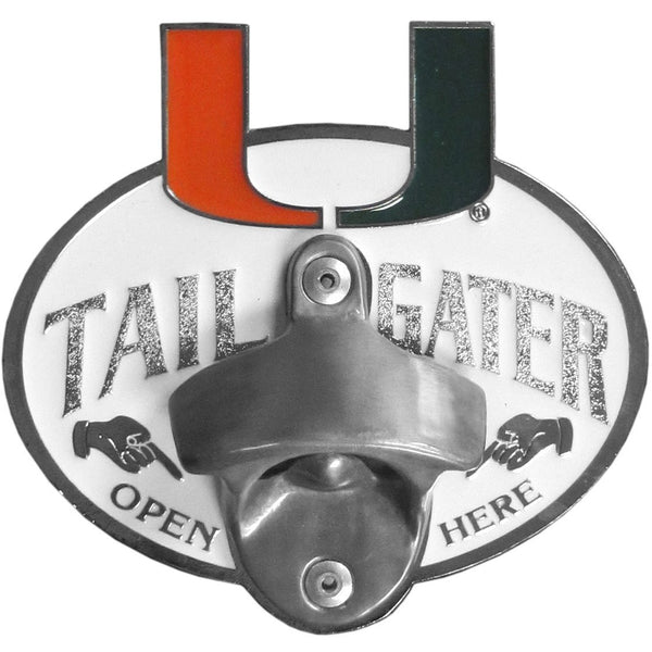 NCAA - Miami Hurricanes Tailgater Hitch Cover Class III-Automotive Accessories,Hitch Covers,Tailgater Hitch Covers Class III,College Tailgater Hitch Covers Class III-JadeMoghul Inc.
