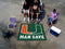 Grill Mat NCAA Miami Man Cave Tailgater Rug 5'x6'