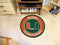 Round Area Rugs NCAA Miami Roundel Mat 27" diameter