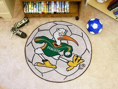 Cheap Rugs Online NCAA Miami Soccer Ball 27" diameter