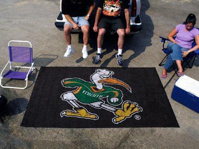 Indoor Outdoor Rugs NCAA Miami Ulti-Mat