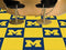 Carpet Flooring NCAA Michigan 18"x18" Carpet Tiles