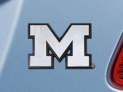 Custom Floor Mats NCAA Baseball Michigan Auto Car Emblem 2.1"x3.2"