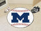 Round Area Rugs NCAA Michigan Baseball Mat 27" diameter