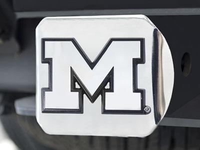 Hitch Covers NCAA Michigan Chrome Hitch Cover 4 1/2"x3 3/8"
