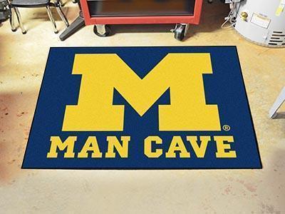 Door Mat NCAA Michigan Man Cave All-Star Mat 33.75"x42.5"
