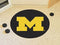 Cheap Rugs For Sale NCAA Michigan Puck Ball Mat 27" diameter