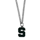 NCAA - Michigan St. Spartans Chain Necklace with Small Charm-Jewelry & Accessories,Necklaces,Chain Necklaces,College Chain Necklaces-JadeMoghul Inc.