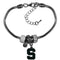 NCAA - Michigan St. Spartans Euro Bead Bracelet-Jewelry & Accessories,Bracelets,Euro Bead Bracelets,College Euro Bead Bracelets-JadeMoghul Inc.