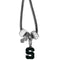 NCAA - Michigan St. Spartans Euro Bead Necklace-Jewelry & Accessories,Necklaces,Euro Bead Necklaces,College Euro Bead Necklaces-JadeMoghul Inc.