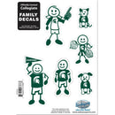 NCAA - Michigan St. Spartans Family Decal Set Small-Automotive Accessories,Decals,Family Character Decals,Small Family Decals,College Small Family Decals-JadeMoghul Inc.