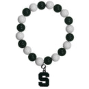 NCAA - Michigan St. Spartans Fan Bead Bracelet-Jewelry & Accessories,Bracelets,Fan Bead Bracelets,College Fan Bead Bracelets-JadeMoghul Inc.