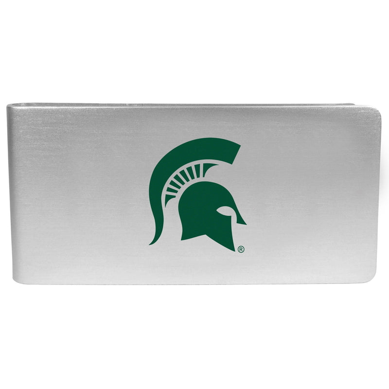 NCAA - Michigan St. Spartans Logo Money Clip-Wallets & Checkbook Covers,College Wallets,Michigan St. Spartans Wallets-JadeMoghul Inc.