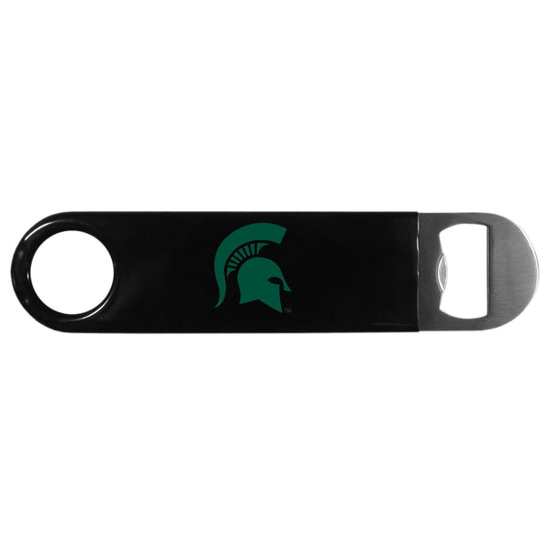 NCAA - Michigan St. Spartans Long Neck Bottle Opener-Tailgating & BBQ Accessories,Bottle Openers,Long Neck Openers,College Bottle Openers-JadeMoghul Inc.