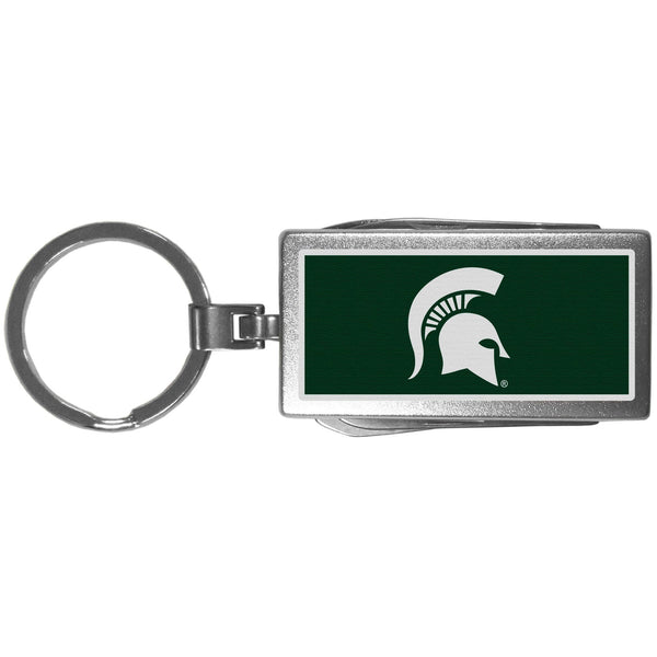 NCAA - Michigan St. Spartans Multi-tool Key Chain, Logo-Key Chains,College Key Chains,Michigan St. Spartans Key Chains-JadeMoghul Inc.