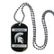 NCAA - Michigan St. Spartans Tag Necklace-Jewelry & Accessories,Necklaces,Tag Necklaces,College Tag Necklaces-JadeMoghul Inc.