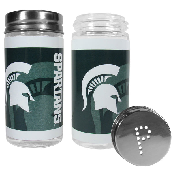 NCAA - Michigan St. Spartans Tailgater Salt & Pepper Shakers-Tailgating & BBQ Accessories,Salt & Pepper Shakers,Tailgater Salt & Pepper ShakersCollege Tailgater Salt & Pepper Shakers-JadeMoghul Inc.