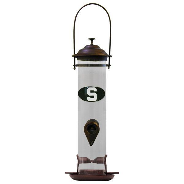 NCAA - Michigan St. Spartans Thistle Bird Feeder-Home & Office,Bird Feeders,College Bird Feeders-JadeMoghul Inc.