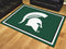 8x10 Rug NCAA Michigan State 8'x10' Plush Rug