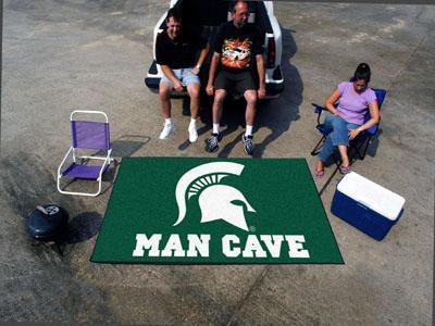 Indoor Outdoor Rugs NCAA Michigan State Man Cave UltiMat 5'x8' Rug