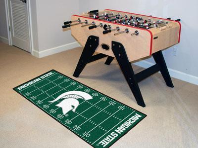 Hallway Runner Rug NCAA Michigan State Runner Mat 30"x72"