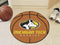 Round Area Rugs NCAA Michigan Tech Basketball Mat 27" diameter