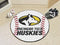 Round Area Rugs NCAA Michigan Tech University Baseball Mat 27" diameter