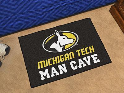Area Rugs NCAA Michigan Tech University Man Cave Starter Rug 19"x30"