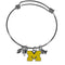 NCAA - Michigan Wolverines Charm Bangle Bracelet-Jewelry & Accessories,Bracelets,Charm Bangle Bracelets,College Charm Bangle Bracelets-JadeMoghul Inc.