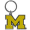 NCAA - Michigan Wolverines Enameled Key Chain-Key Chains,Chrome and Enameled Key Chains,College Chrome and Enameled Key Chains-JadeMoghul Inc.