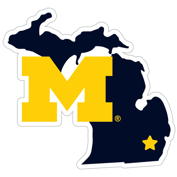 NCAA - Michigan Wolverines Home State 11 Inch Magnet-Missing-JadeMoghul Inc.
