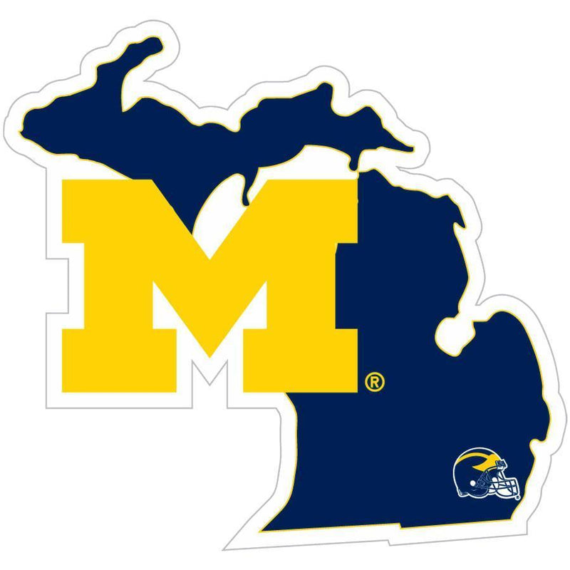 NCAA - Michigan Wolverines Home State Decal-Automotive Accessories,Decals,Home State Decals,College Home State Decals-JadeMoghul Inc.