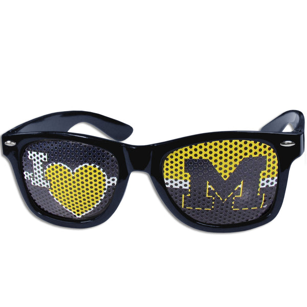 NCAA - Michigan Wolverines I Heart Game Day Shades-Sunglasses, Eyewear & Accessories,Sunglasses,Game Day Shades,I Heart Game Day Shades,College I Heart Game Day Shades-JadeMoghul Inc.