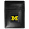 NCAA - Michigan Wolverines Leather Money Clip/Cardholder-Wallets & Checkbook Covers,Money Clip/Cardholders,Window Box Packaging,College Money Clip/Cardholders-JadeMoghul Inc.