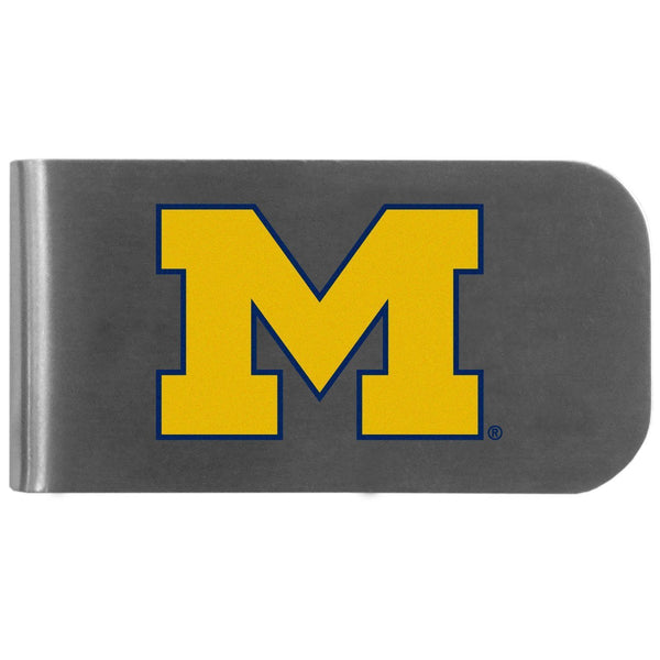 NCAA - Michigan Wolverines Logo Bottle Opener Money Clip-Wallets & Checkbook Covers,College Wallets,Michigan Wolverines Wallets-JadeMoghul Inc.