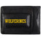 NCAA - Michigan Wolverines Logo Leather Cash and Cardholder-Wallets & Checkbook Covers,College Wallets,Michigan Wolverines Wallets-JadeMoghul Inc.