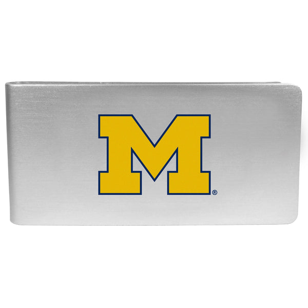 NCAA - Michigan Wolverines Logo Money Clip-Wallets & Checkbook Covers,College Wallets,Michigan Wolverines Wallets-JadeMoghul Inc.