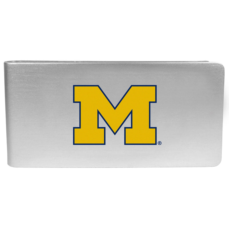 NCAA - Michigan Wolverines Logo Money Clip-Wallets & Checkbook Covers,College Wallets,Michigan Wolverines Wallets-JadeMoghul Inc.
