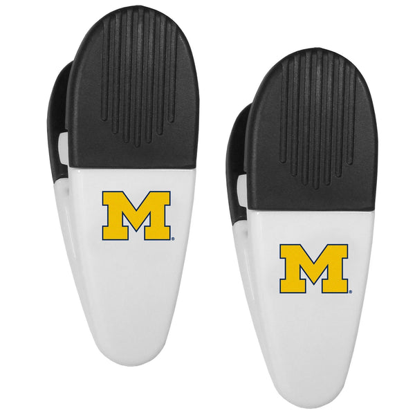 NCAA - Michigan Wolverines Mini Chip Clip Magnets, 2 pk-Other Cool Stuff,College Other Cool Stuff,Michigan Wolverines Other Cool Stuff-JadeMoghul Inc.
