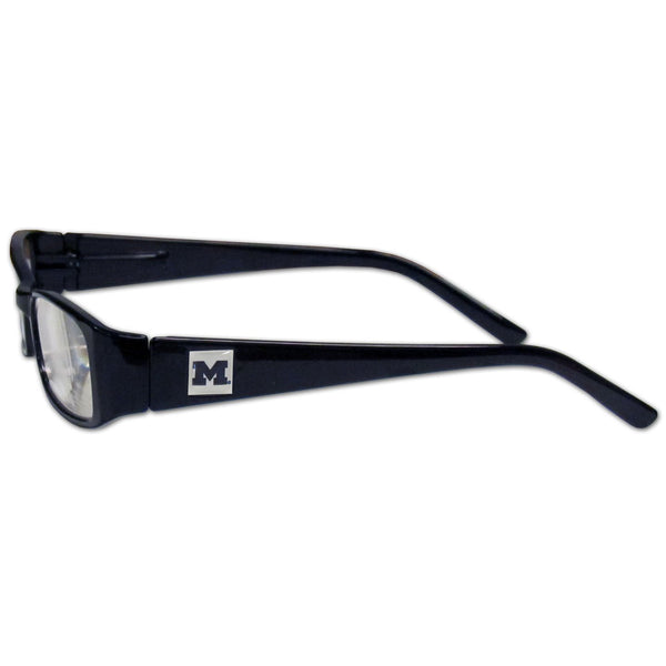 NCAA - Michigan Wolverines Reading Glasses +1.50-Sunglasses, Eyewear & Accessories,Reading Glasses,Colored Frames, Power 1.50,College Power 1.50-JadeMoghul Inc.