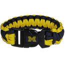 NCAA - Michigan Wolverines Survivor Bracelet-Jewelry & Accessories,Bracelets,Survivor Bracelets,College Survivor Bracelets-JadeMoghul Inc.