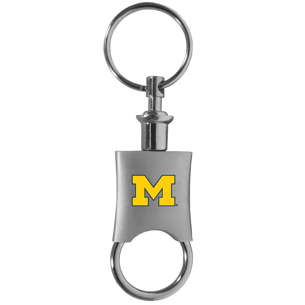 NCAA - Michigan Wolverines Valet Key Chain-Key Chains,College Key Chains,Michigan Wolverines Key Chains-JadeMoghul Inc.