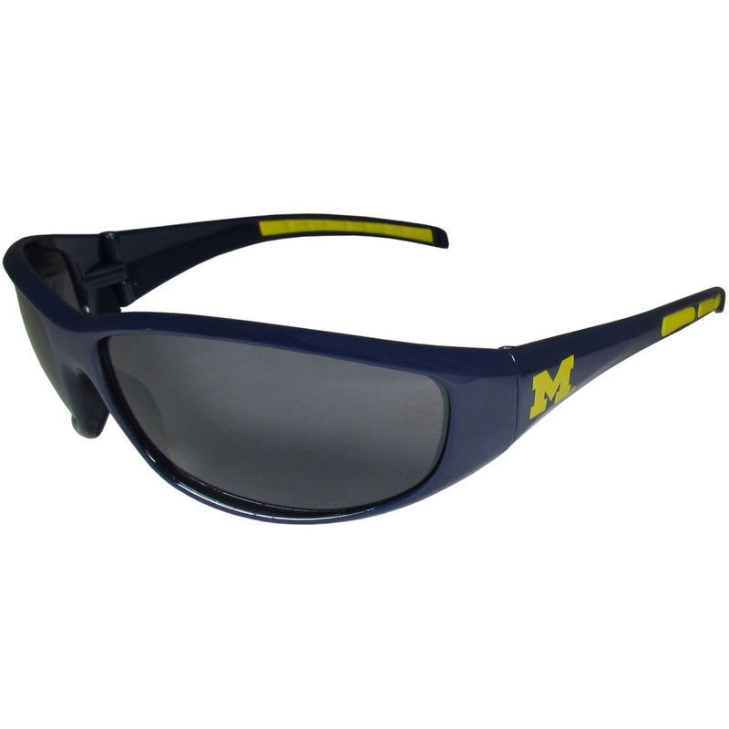 NCAA - Michigan Wolverines Wrap Sunglasses-Sunglasses, Eyewear & Accessories,Sunglasses,Wrap Sunglasses,College Wrap Sunglasses-JadeMoghul Inc.