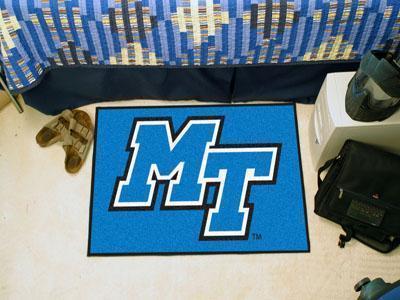 Living Room Rugs NCAA Middle Tennessee State Starter Rug 19"x30"