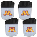 NCAA - Minnesota Golden Gophers Chip Clip Magnet with Bottle Opener, 4 pack-Other Cool Stuff,College Other Cool Stuff,Minnesota Golden Gophers Other Cool Stuff-JadeMoghul Inc.