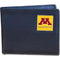 NCAA - Minnesota Golden Gophers Leather Bi-fold Wallet-Wallets & Checkbook Covers,Bi-fold Wallets,Window Box Packaging,College Bi-fold Wallets-JadeMoghul Inc.