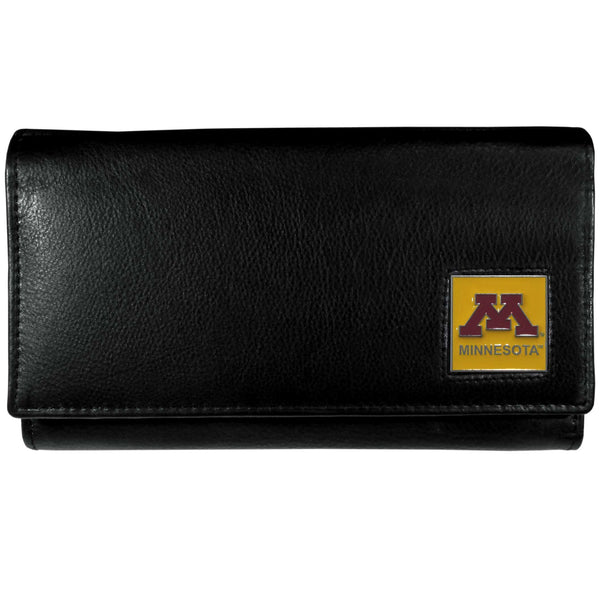NCAA - Minnesota Golden Gophers Leather Women's Wallet-Wallets & Checkbook Covers,Women's Wallets,College Women's Wallets-JadeMoghul Inc.